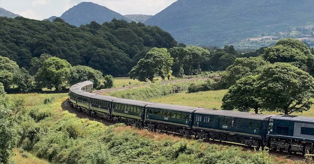 De Dublin a Wicklow: em trem