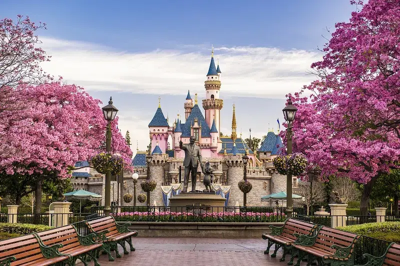 Primavera na Disneyland em Anaheim