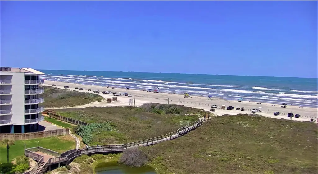 Port Aransas Beach no Texas