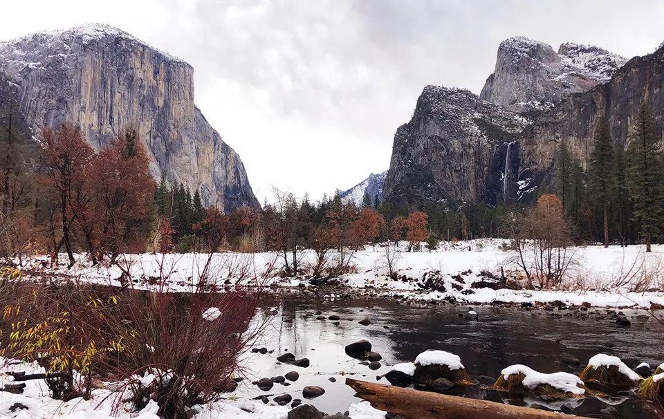 Yosemite National Park no inverno