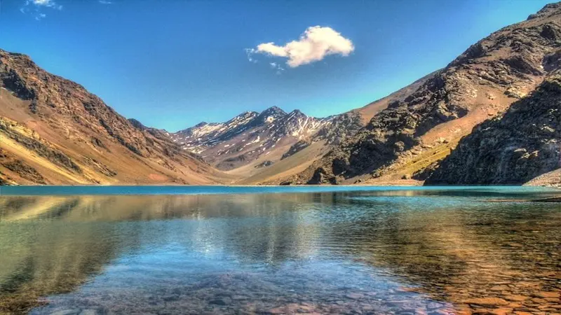 Laguna del Inca perto de Portillo