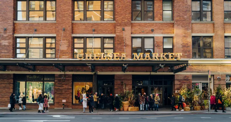 Fachada do Chelsea Market em Nova York