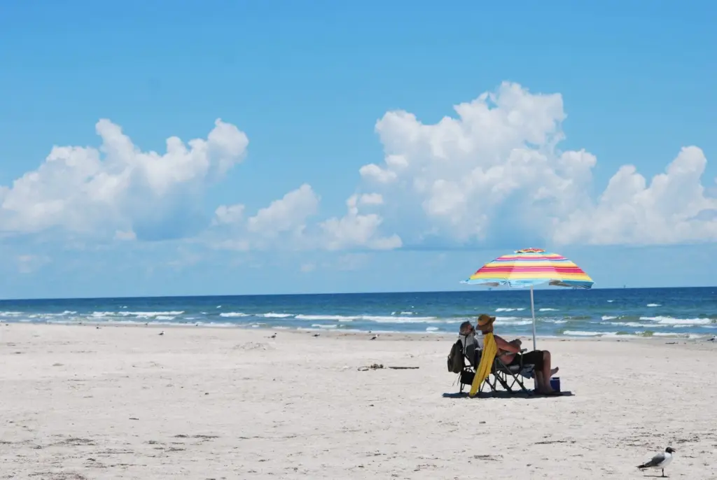 Padre Island National Seashore no Texas