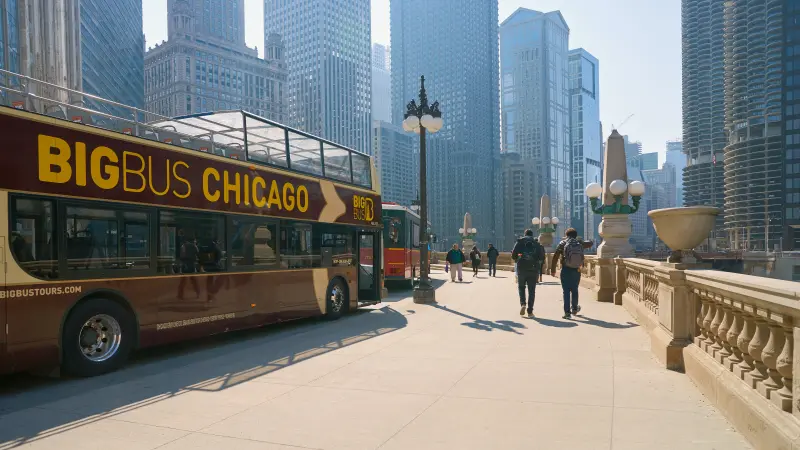 Passeio de ônibus turístico por Chicago