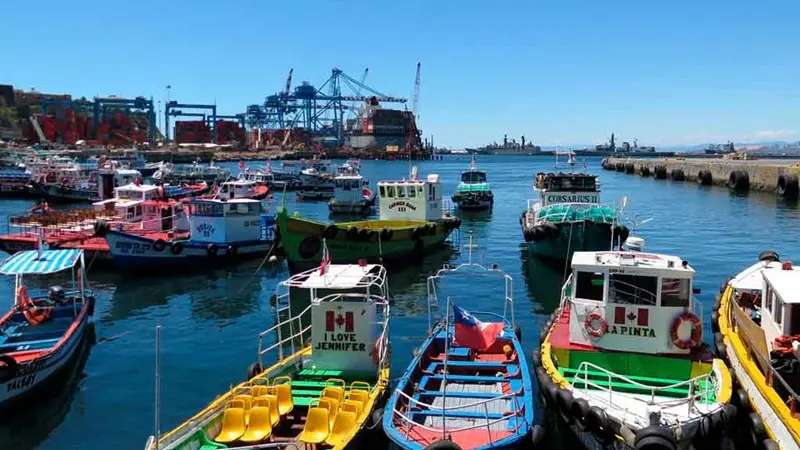 Tour por Viña del Mar e Valparaíso + passeio de barco