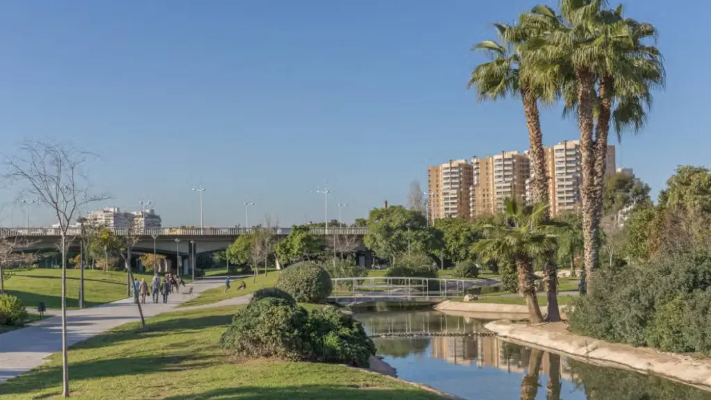 Jardins do Turia em Valência