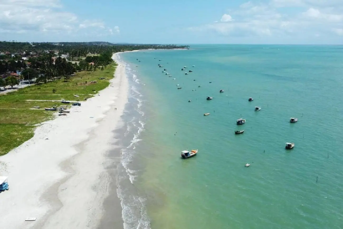 Praia de Paripueira a partir de Maceió