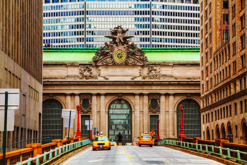 Fachada da Grand Central Terminal em Nova York