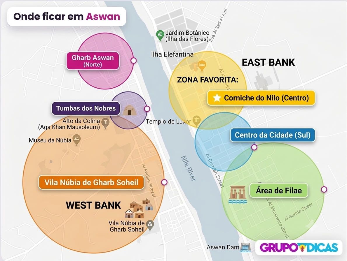 Mapa de Assuã Mapa de Assuã