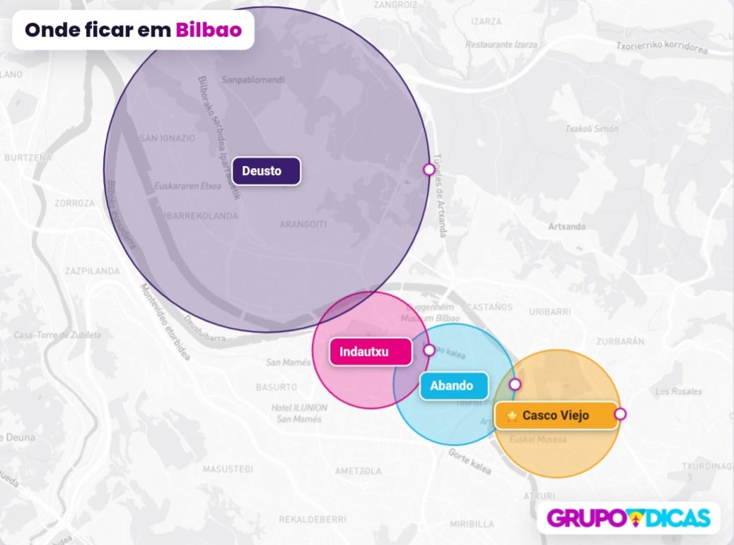 Mapa de Bilbao Mapa de Bilbao