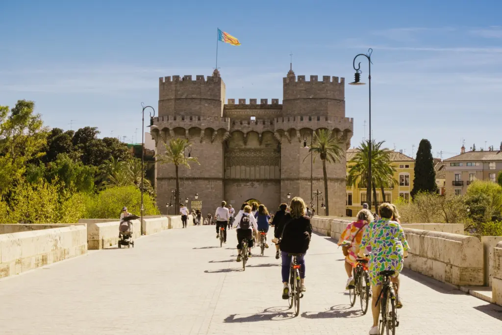 Andar de bicicleta em Valência