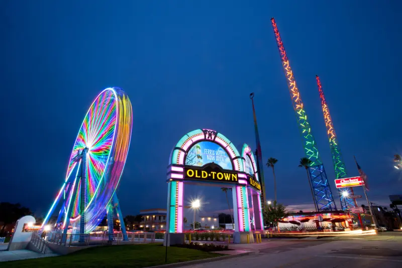 Old Town Kissimmee à noite