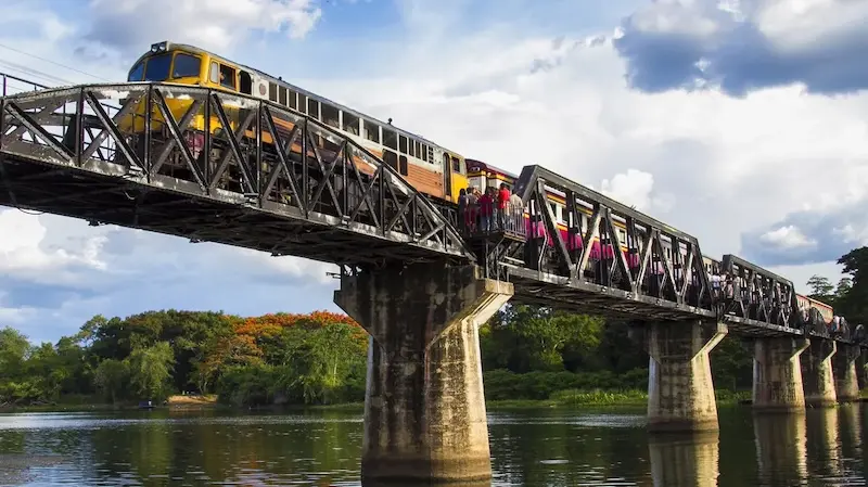 Rotas do trem da morte na Tailândia