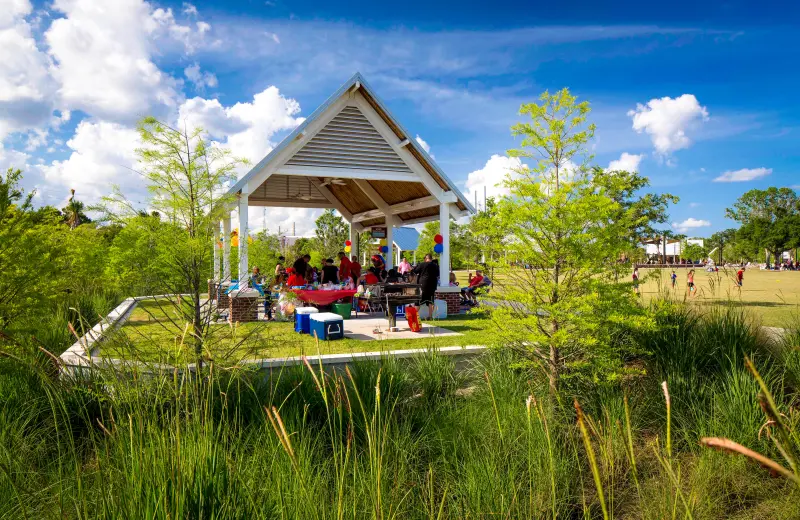 Pavilhão no Kissimmee Lakefront Park