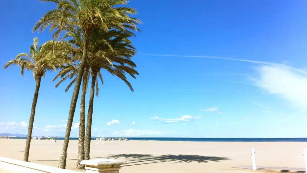 Praia El Cabanyal em Valência