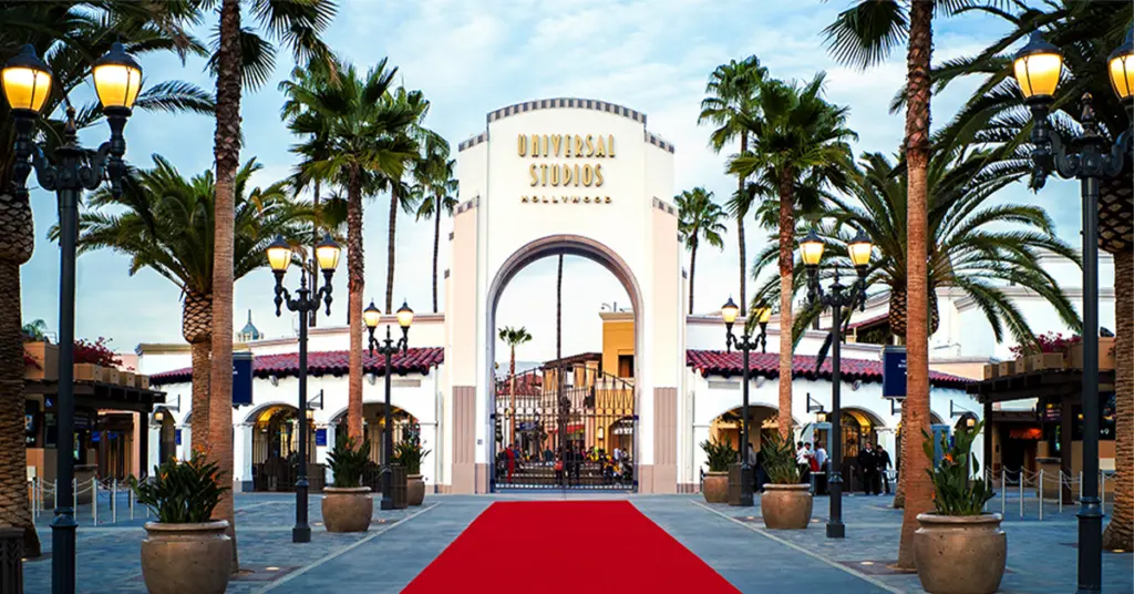 Entrada da Universal Studios Hollywood em Los Angeles