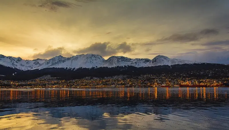 Cidade Ushuaia na Argentina