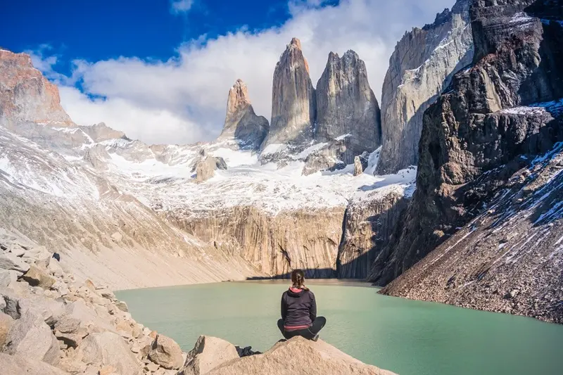 Mirante base das Torres del Paine