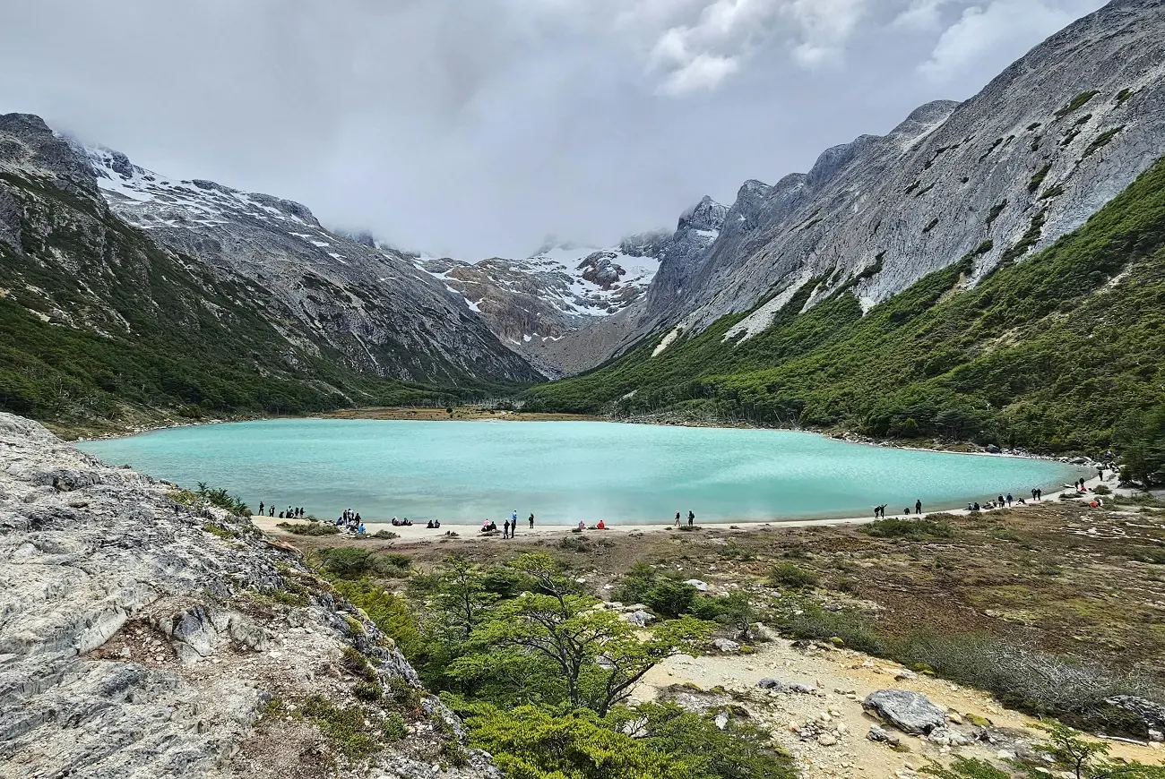 Trilha na Laguna Esmeralda em Ushuaia