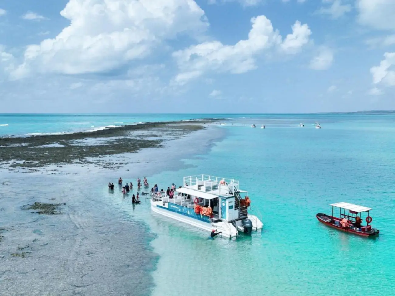 Praia de Japaratinga perto de Maragogi