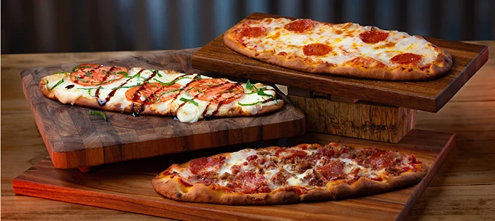 Pizzas do Dockside Pizza Co. SeaWorld Orlando