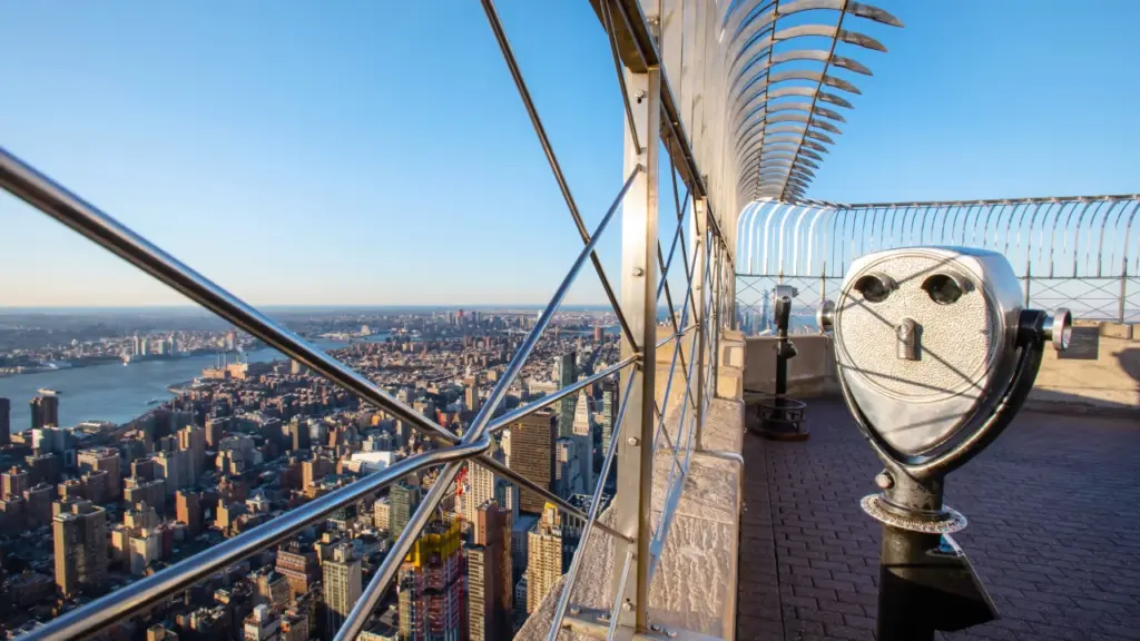 Vista do Empire State Building em Nova York