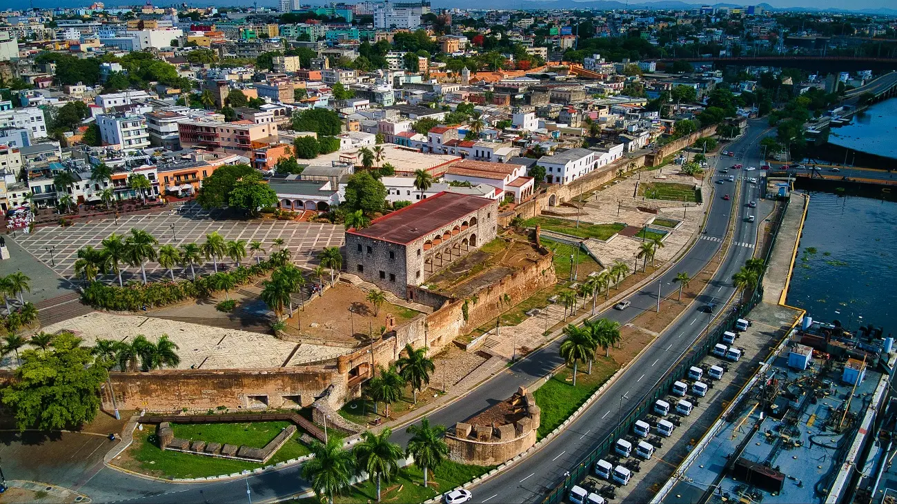 Panorâmica de Santo Domingo na República Dominicana Panorâmica de Santo Domingo na República Dominicana