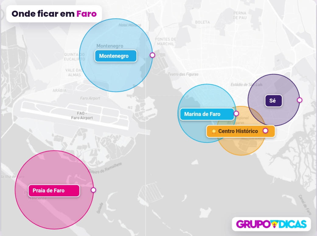 Mapa de Faro Mapa de Faro