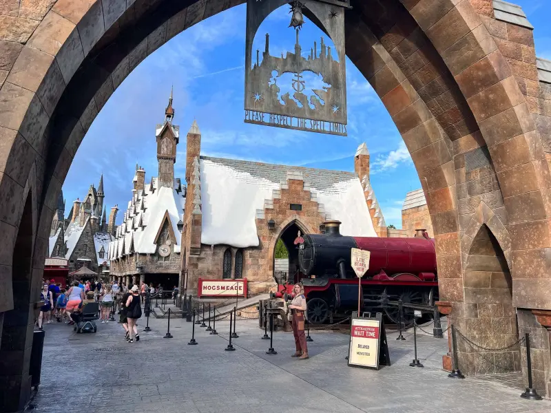 Hogsmeade no Islands of Adventure em Orlando