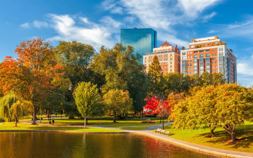 Parque Boston Common em Boston