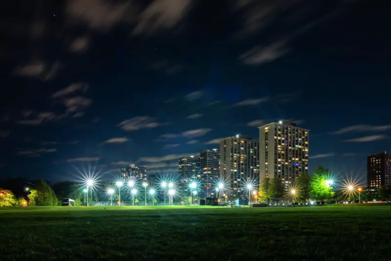 Luzes do Lincoln Park em Chicago