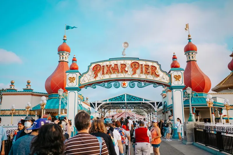 Pixar Pier no Disney California Adventure Park 