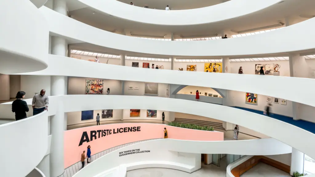 Interior do Museu Guggenheim em Nova York