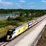 Trem da Brightline de Orlando a Miami