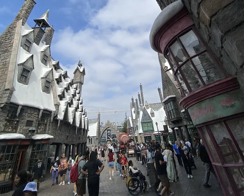 Área do Harry Potter no Universal Studios Hollywood