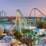 Montanhas-russas Kraken e Mako no SeaWorld em Orlando