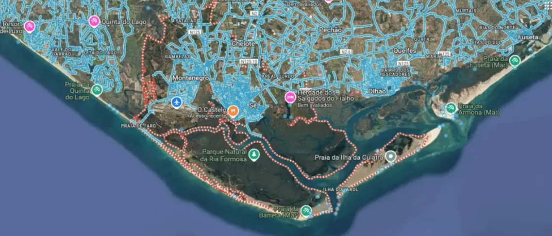 Mapa de Faro