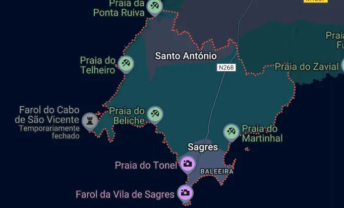 Sagres em Portugal