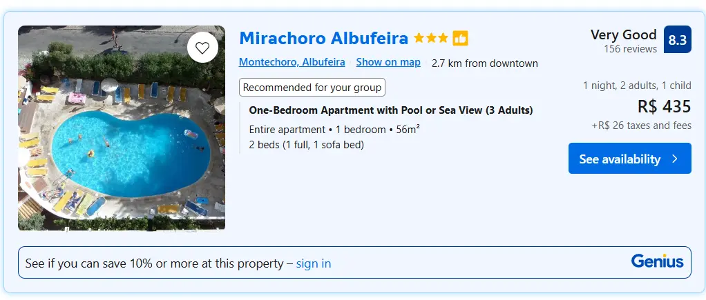 Hotel em Albufeira