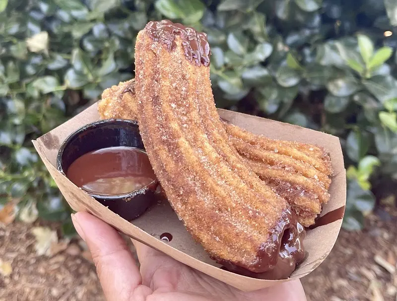 Churros con Chocolate no Parque Legoland California Churros con Chocolate no Parque Legoland California