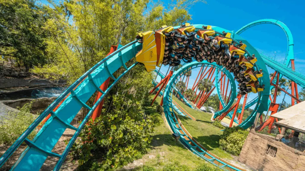 Montanha-russa Kumba do Busch Gardens Montanha-russa Kumba do Busch Gardens