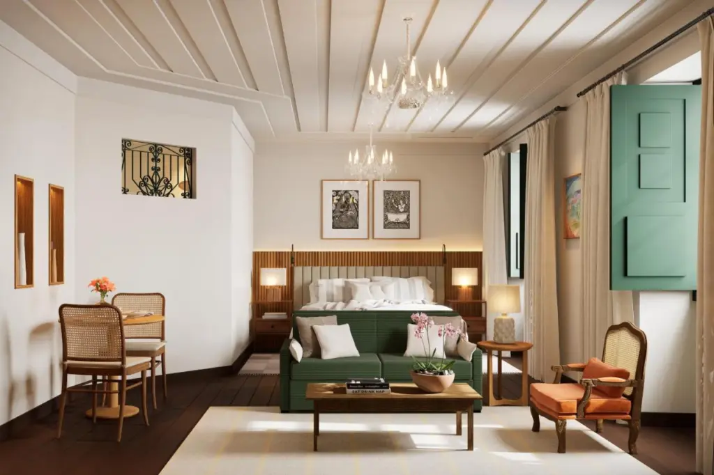 Quarto do Hotel Villa Bahia