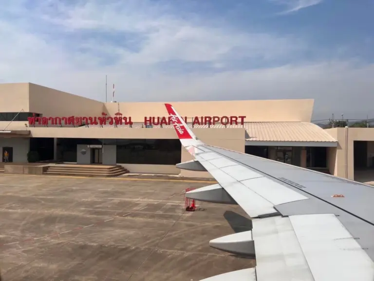 Como ir do aeroporto de Hua Hin até o centro e hotel?