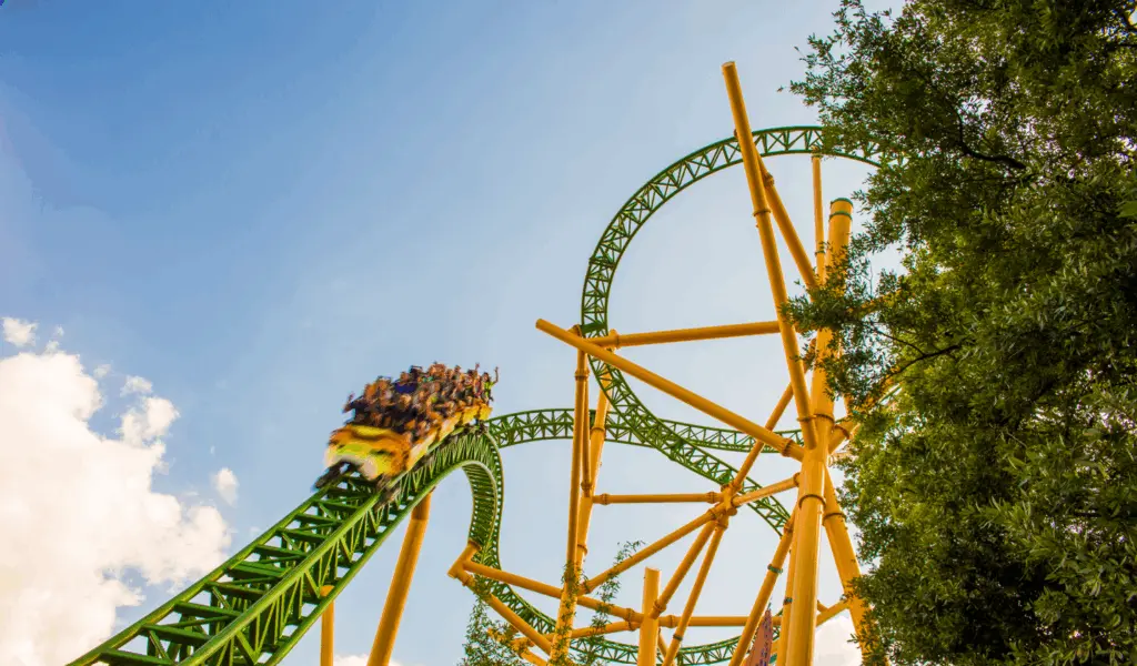 Montanha-russa Cheetah Hunt no Busch Gardens Montanha-russa Cheetah Hunt no Busch Gardens