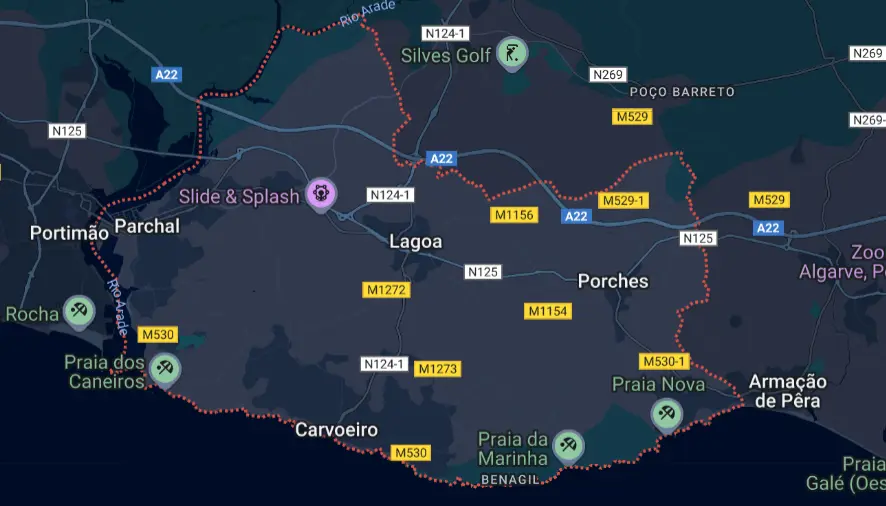 Mapa de Lagoa