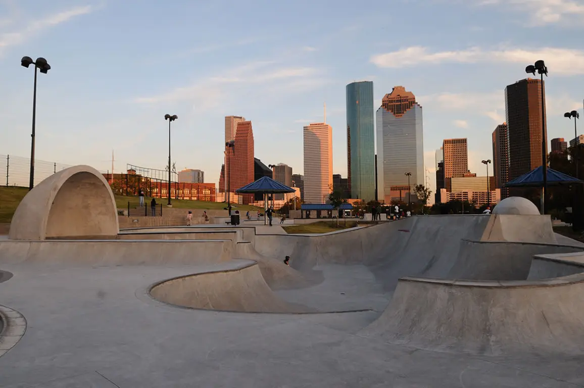 Lee and Joe Jamail Skatepark em Houston