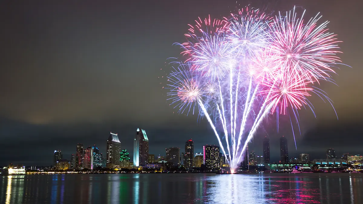 Ano Novo em San Diego