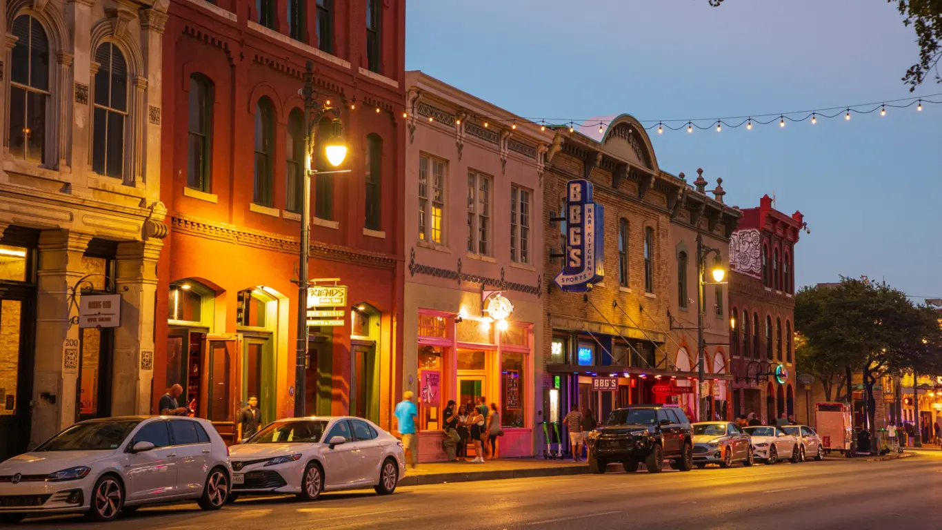 Sixth Street em Austin