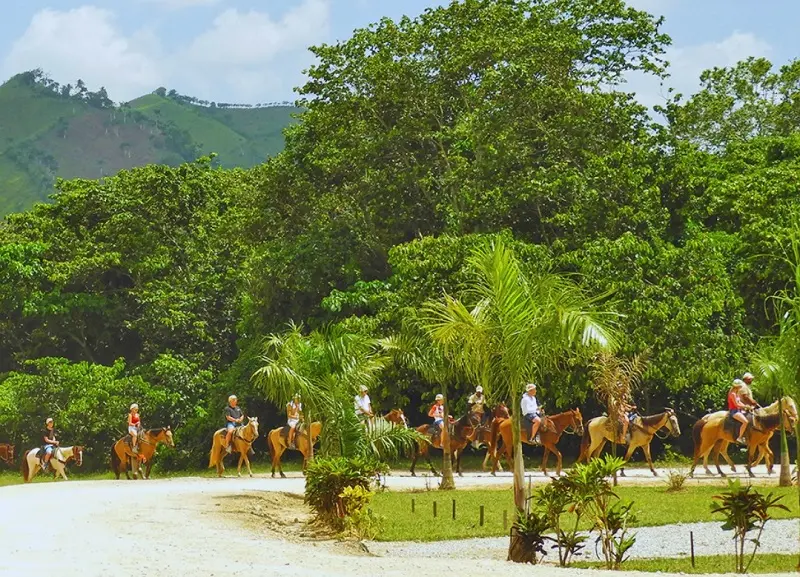 Passeio a cavalo no La Hacienda Park em Punta Cana
