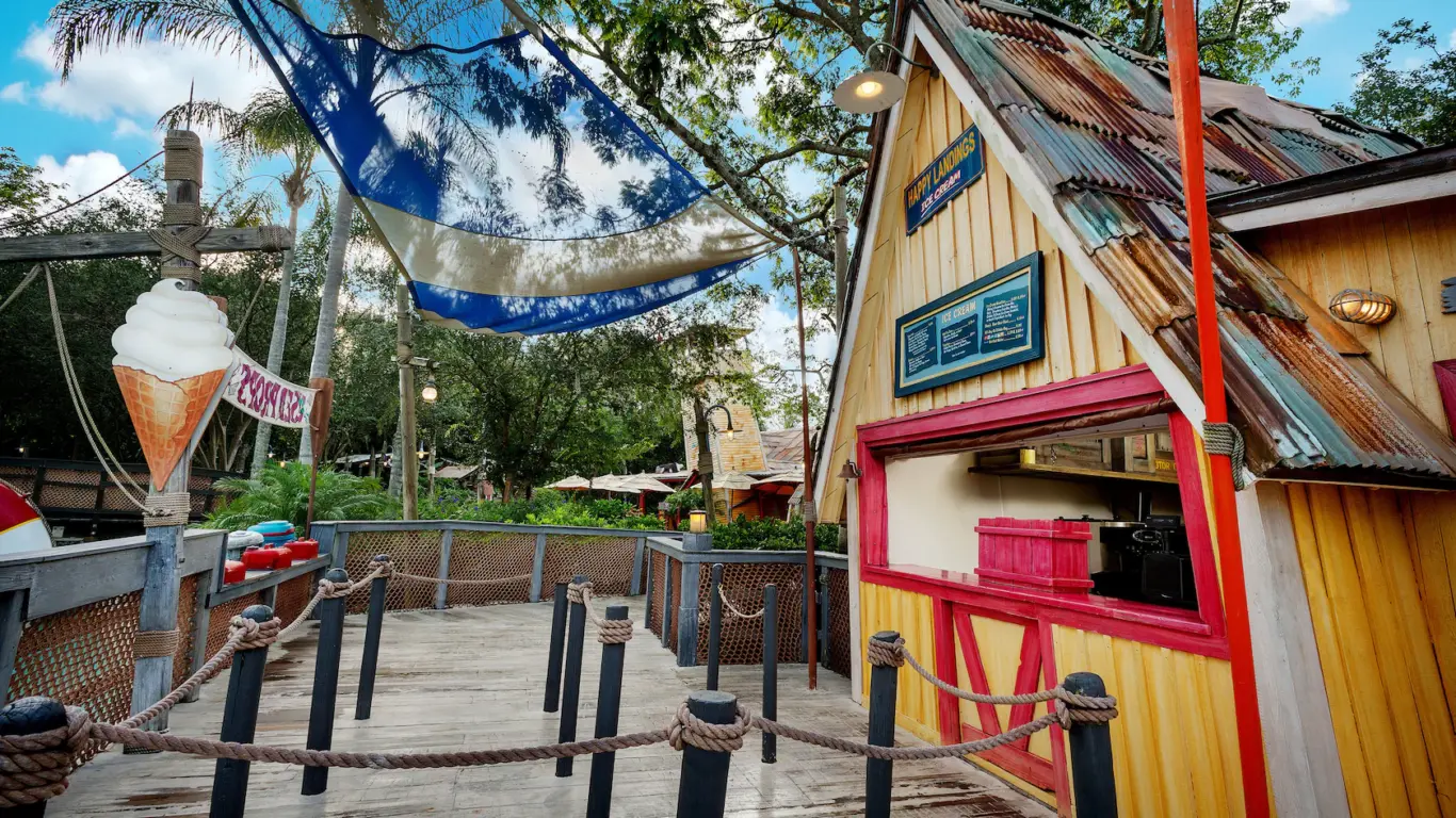 Sorveteria Happy Landings no Disney Typhoon Lagoon